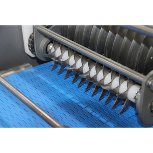 Máquina de corte de bloque de carne congelada de escritorio cocida automática eléctrica comercial, sierra de hueso en cubitos cuadrados de mesa, cortador de carne de res - Product Image 3