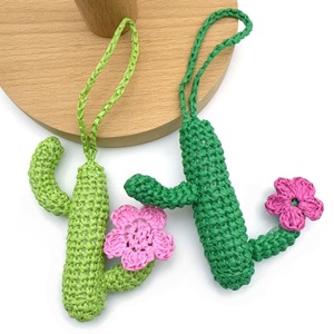 Porte-clés Ananas en Raphia Tressé à la Main, Breloque Fruit 3D Faite à la Main, Accessoire de Décoration Bohème pour Sac à Dos et Sac à Main - Product Image 1