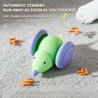 Jouet électrique pour chat avec fonction d'évitement automatique des obstacles et chargement USB. Souris robotique interactive d'intérieur pour chatons