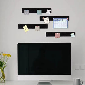 Décorations murales adhésives pour bureau, tableau d'affichage en feutre pour maternelle, tableau de messages auto-adhésif en feutre - Product Image 6