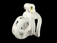 Dispositif de chasteté pour hommes respirant noir Chastity Lock Sex Toys