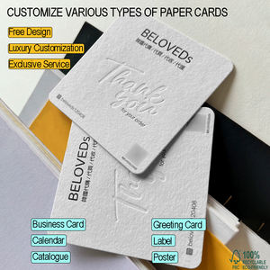 Planificador Juegos de cartas Tarjetas personalizadas Papel Uv Servicio de impresión digital Tarjeta de visita Impresión Etiqueta bajo demanda Dropship - Product Image 2