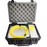 Caja OTDR de cable de fibra óptica Multifibra a prueba de polvo IP67, caja de lanzamiento de plástico duro, Compatibilidad de red Wi-Fi 4G 3G