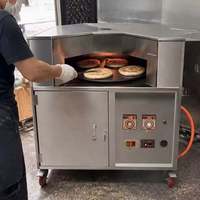 Machine professionnelle pour la fabrication de pita arabe, four rotatif pour naan tandoori et pain plat avec contrôle précis de la température
