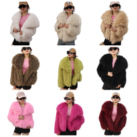 Veste en fausse fourrure mongole épaisse et duveteuse pour femme, style urbain classique, manches longues, plusieurs modèles, vente en gros