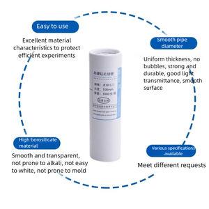 หลอดแก้วสำหรับห้องปฏิบัติการหลอดการปิดผนึกจุดหลอมเหลวหลอดเส้นเลือดฝอย0.1/0.3มม. * 0.4 100มม./0.5มม. * 100มม. 0.9-1.1มม. - Product Image 5