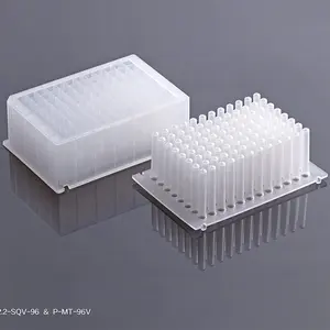 Polypropylene phòng thí nghiệm consumablesn labware 96 tip cột DNA/RNA và pyrogen miễn phí 96 tip Lược