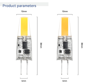 Lampes <span class=keywords><strong>LED</strong></span> COB <span class=keywords><strong>G4</strong></span> 12V 3W certifiées CE, garantie 2 ans, usage résidentiel, CRI élevé 90, durée de vie 40000 heures, céramique 6000K/2700K - Product Image 3