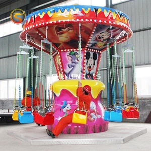 Funfair पार्क सवारी आउटडोर Manege मिनी उड़ान कुर्सी स्विंग बिक्री के लिए सवारी - Product Image 3