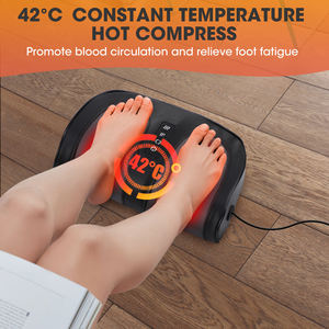 Máquina masajeadora de pies con rodillo de amasado profundo Shiatsu eléctrico para el hogar, compresa caliente con función de calor - Product Image 3