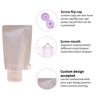 Offre Spéciale pochette à bec personnalisé crèmes pour le visage crème solaire petit Sachet pochette à bec pour emballage de cosmétiques