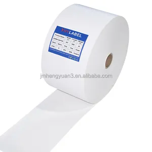 Rouleau de papier autocollant autocollant thermique direct 75 g/m² 70 g/m² à revêtement écologique