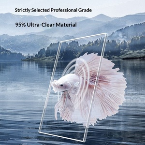 Novo Aquário Ecológico Moderno para Peixe Betta, Pequeno Aquário de Paisagismo para Sala de Estar, Aquário Criativo de Acrílico com Múltiplos Compartimentos - Product Image 3