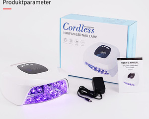 2024 Neuerscheinung 108W Pro Cure Kabelloses Dual-Licht Wiederaufladbares Schnurloses UV-LED-Gel-Trockner Nagellampe für Salon-Maniküre - Product Image 6