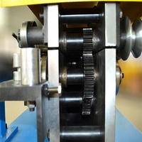 Machine à poinçonner les collerettes en feuille de conduit d'air 1 pièce, chauffage ac, thf, rouleau