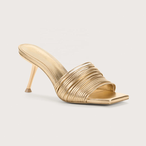 Sparkling Nightclub Beauty Girls Zapatos personalizados Sandales-femme Tacones altos 10cm Mule para Mujeres Damas Sandalias De Mujer - Product Image 2