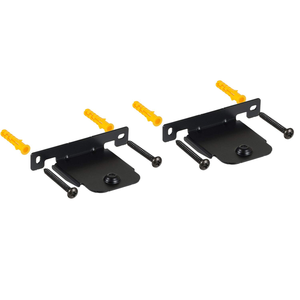 <strong>Soundbar</strong> <strong>Bracket</strong> for LG SH2-2 Packs Black Metal Sound Bar Wall Mount Kit, Music Player System Wall Holder, Mini Speaker Mounts w - Product Image 4