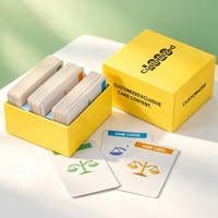 Cartes d'affirmation personnalisées en couleur CMJN, conception graphique sur mesure, cartes flash positives et inspirantes pour l'autosoins