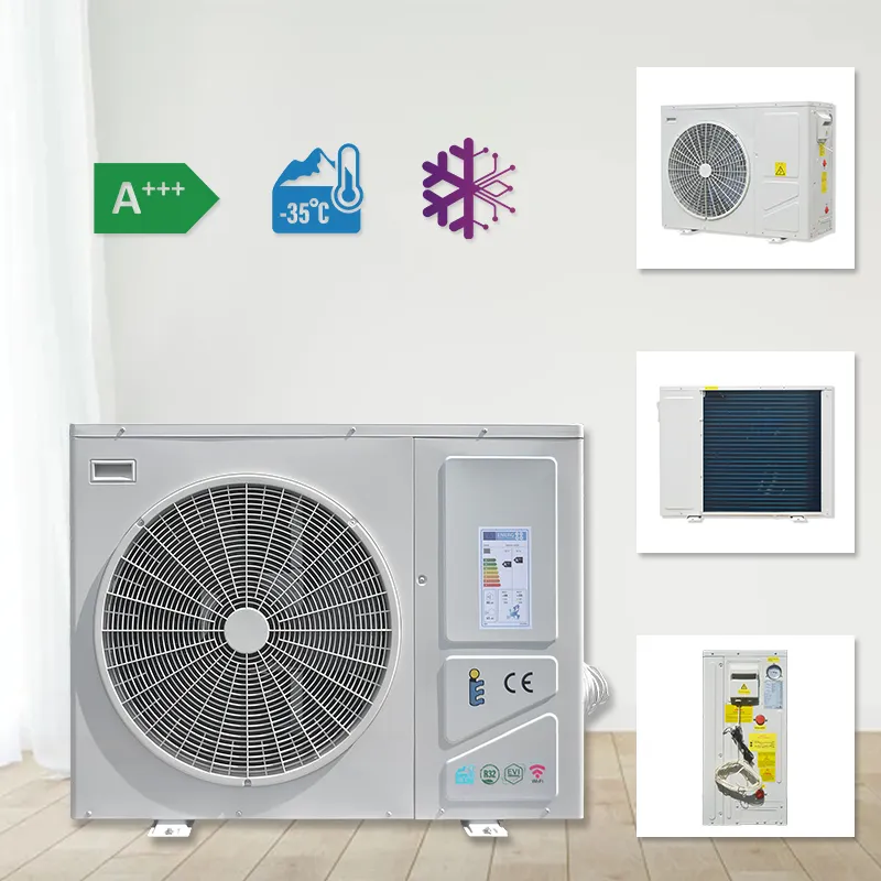 Legom New design shape&power 9kw mini air source heat pump for small house