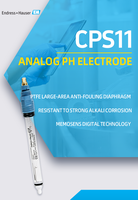 Endress+Hauser Meter pH Digital Anti-korosi Stabilitas Tinggi CPS11 CPS11-1BA2GSA Elektroda Kaca PPS Probe Plastik OEM Air