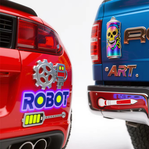 Vinilo Adhesivo de PVC Holográfico Resistente al Agua y a los Rayos UV, Impresión de Logotipos, Calcomanías Personalizadas con Corte a Troquel - Product Image 6