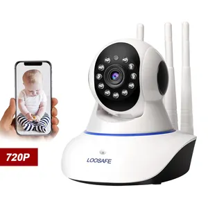 Loosafe Good Quality 720P V380 APP Wireless Night Vision IP Camera Smart Home Security V380 Wifi CCTV Camera