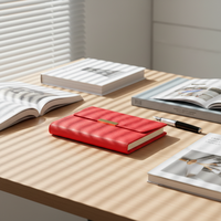 A5 pu Leder Notebook benutzer definierte recyceln leere austauschbare Briefpapier Papiere Tagebuch für Geschenk