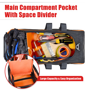 Bolsas de Asiento Trasero para Motocicleta, Bolsa de Almacenamiento de Carga Debajo del Asiento, Mochila Impermeable de Línea Naranja para Honda Ruckus Zoomer 2010-2021 - Product Image 3