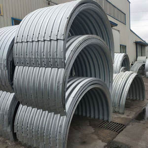 Мостовая сборка оцинкованная металлическая туннельная стальная водопропускная труба диаметром 2 м 1 м 3 м дренажная водопропускная металлическая труба - Product Image 6