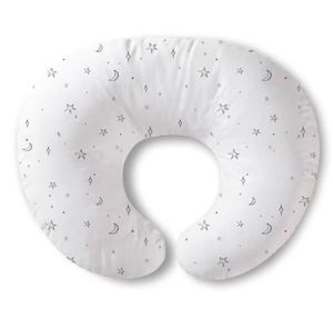 Almohada de lactancia premium 2 en 1 de algodón suave para soporte de brazo durante la lactancia, alimentación infantil con funda exterior con cremallera desmontable - Product Image 3