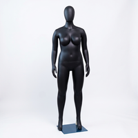 Mannequin de présentation en plastique ABS pour vêtements grande taille, mannequin féminin et mannequin femme ronde pour affichage