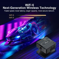 HA109 Proyector Gimbal Portátil de Bolsillo con Decodificación LED 4K, Android 11, Sonido Estéreo HIFI, Tiro Corto, 150 Lúmenes, 8GB RAM, 1GB Almacenamiento