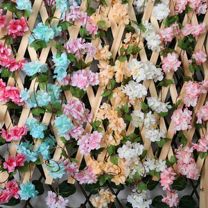 Guirlandes décoratives en fleurs de cerisier artificielles en soie pour mariage et décoration intérieure - Product Image 4