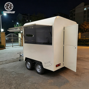 Trailer Makanan Bergerak OEM <span class=keywords><strong>Burger</strong></span> Concession, Trailer Concession Ukuran Kustom, Truk Makanan Stainless Steel Flattop Dengan Dapur Lengkap - Product Image 4