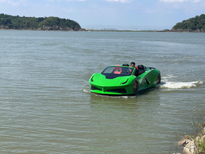 Yate Deportivo Flotante Moderno <span class=keywords><strong>en</strong></span> Oferta, Embarcación Tipo <span class=keywords><strong>Jet</strong></span> Usada con Motor Interno y Externo, Casco de Fibra de Vidrio para Yate de Recreo - Product Image 2