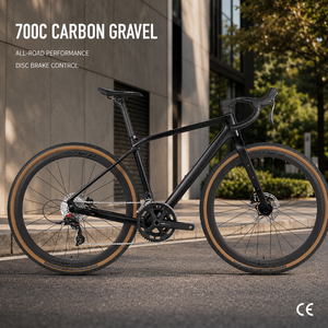 Bicicleta de <span class=keywords><strong>Gravel</strong></span> TWITTER <span class=keywords><strong>Gravel</strong></span> X 700C de Carbono, 24 Velocidades, Frenos de Disco Hidráulicos, Eje Pasante, para Todo Tipo de Carretera, Venta al Por Mayor OEM - Product Image 1