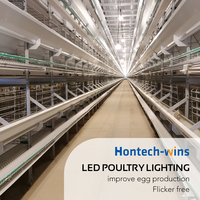 Hontech gagne le prix IP67 pour ampoule LED sans scintillement 2700K-6000K pour système de cages d'élevage de poulets de chair