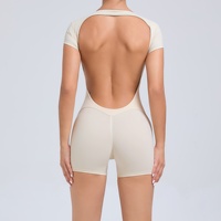 Pantalon de yoga sans dos en Spandex/Nylon respirant, effet fessier galbant, 1 pièce, pour la danse, le sport et le fitness, avec contrôle du ventre et effet liftant des hanches