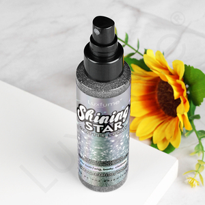 Luxfume Brillant Longue Durée Étanche Paillettes Peau <span class=keywords><strong>Spray</strong></span> Private Label Highlight pour Cheveux Corps Brillance - Product Image 1