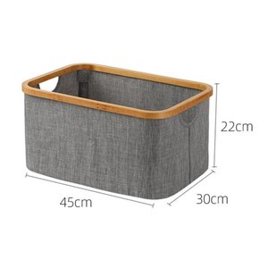 Venta al por mayor Cesta de lavandería de bambú Cesta de almacenamiento plegable de primera calidad - Product Image 4