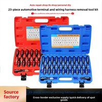 Kit de 23 outils universels pour déconnexion de bornes de connecteurs de câblage automobile, extracteur de broches et outil de retrait de connecteurs de fils