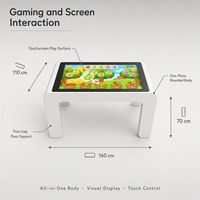 Table de jeu interactive à écran tactile pour enfants, table de jeu intelligente tout-en-un pour la maison et la maternelle