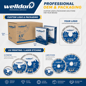 WELLDON 4/5 İnç Seramik Karo Kesme Diski Elmas Testere Bıçağı, Açılı Taşlama Makinesi için Aşındırıcı Disk, Taş Mermer İşleme Aleti - Product Image 4