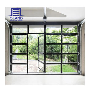 Puertas <span class=keywords><strong>de</strong></span> Garaje Modernas Comerciales <span class=keywords><strong>de</strong></span> Aluminio y Vidrio sin Marco, <span class=keywords><strong>Puerta</strong></span> <span class=keywords><strong>de</strong></span> Vidrio <span class=keywords><strong>de</strong></span> Vista Completa Residencial con Acabado Antirrobo para Villas - Product Image 3