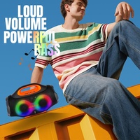 Altavoz Portátil Estéreo Oudiobop, Precio de Fábrica, Altavoz de Rango Medio de Alta Potencia, Sonido Inalámbrico para Jardín y Barbacoa, Precio de Fábrica