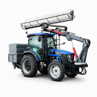 Véhicule de nettoyage pour panneaux solaires photovoltaïques de grande envergure, camion de nettoyage de panneaux solaires, laveuse de panneaux photovoltaïques