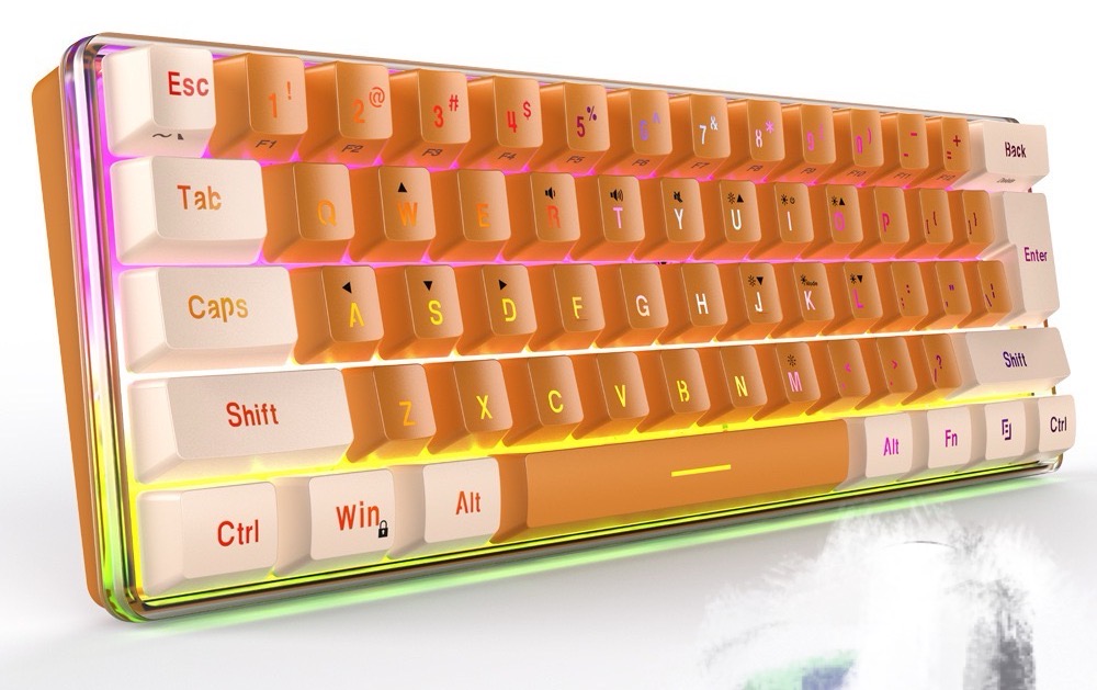 สีส้มขาว