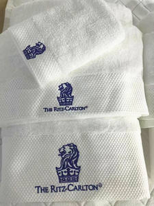 Ensemble <span class=keywords><strong>de</strong></span> serviettes <span class=keywords><strong>de</strong></span> bain et <span class=keywords><strong>de</strong></span> toilette en jacquard tissé damassé, 100% coton, séchage rapide, biologique, antibactérien, logo personnalisé, blanc, maison, hôtel, voyage - Product Image 2