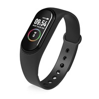 Bracelet intelligent OEM M4A - Moniteur de fréquence cardiaque et de tension artérielle 24h/24 et 7j/7, grand écran couleur, étanche IP68, batterie 30 jours, logo personnalisé