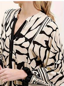 เดรสยาวสไตล์ลำลองสำหรับฤดูร้อนเดรสแฟชั่นใหม่ขนาดพลัสไซส์ระบายอากาศได้ทรงหลวมมีกระดุมปิด - Product Image 5